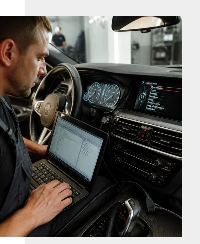 Русификация приборной панели BMW для авто в Чехове от компании