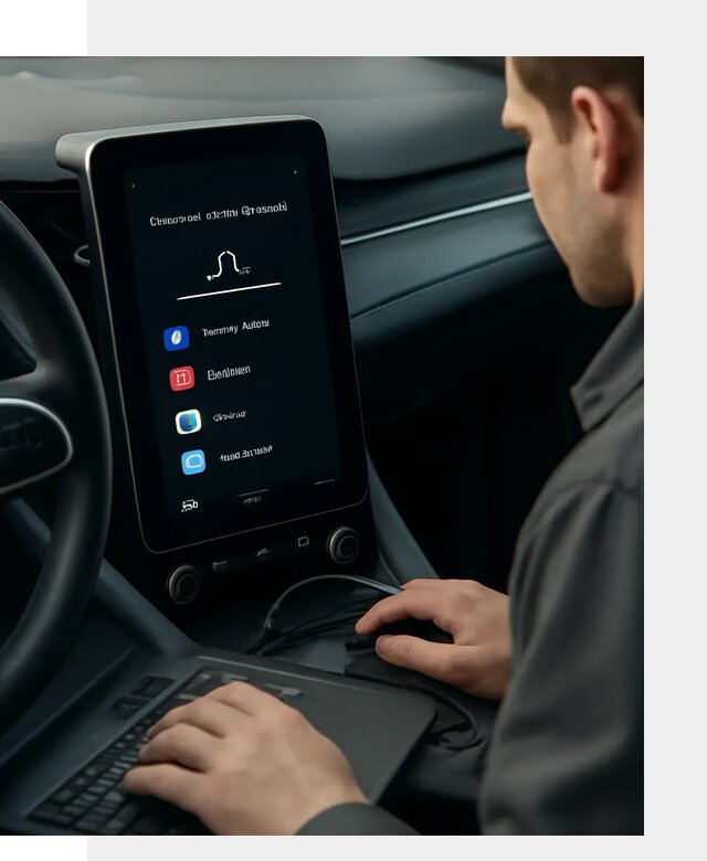 Установка приложений Lynk Co на автомобиль в Чехове